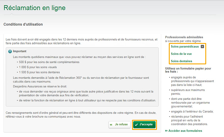 comment faire une réclamation d assurance desjardins